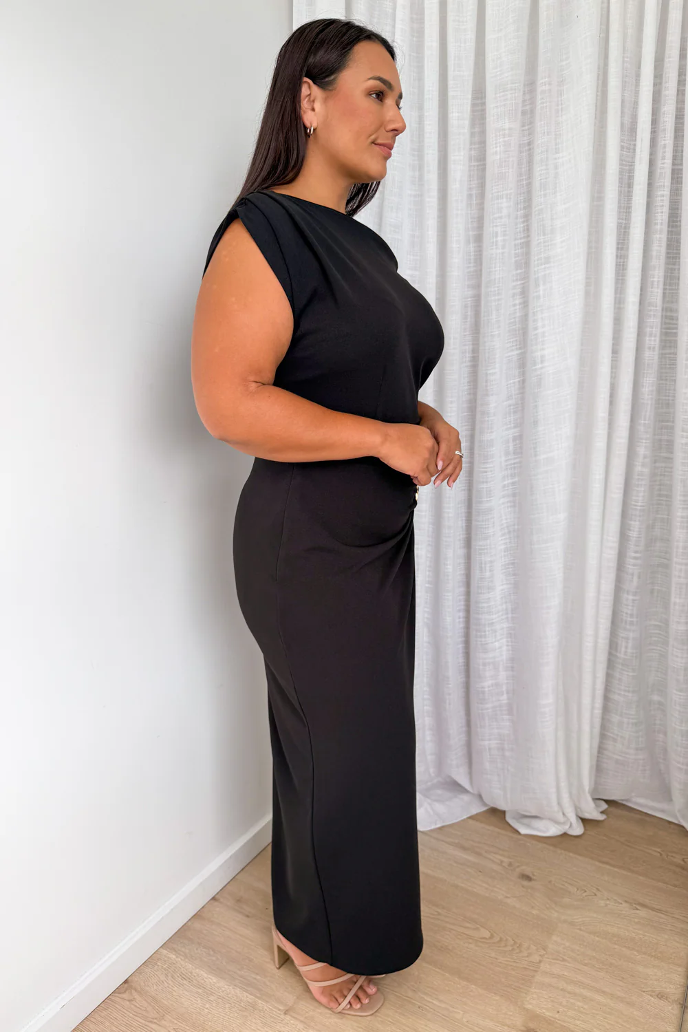 Sabina Maxi Dress - Black - Image 8