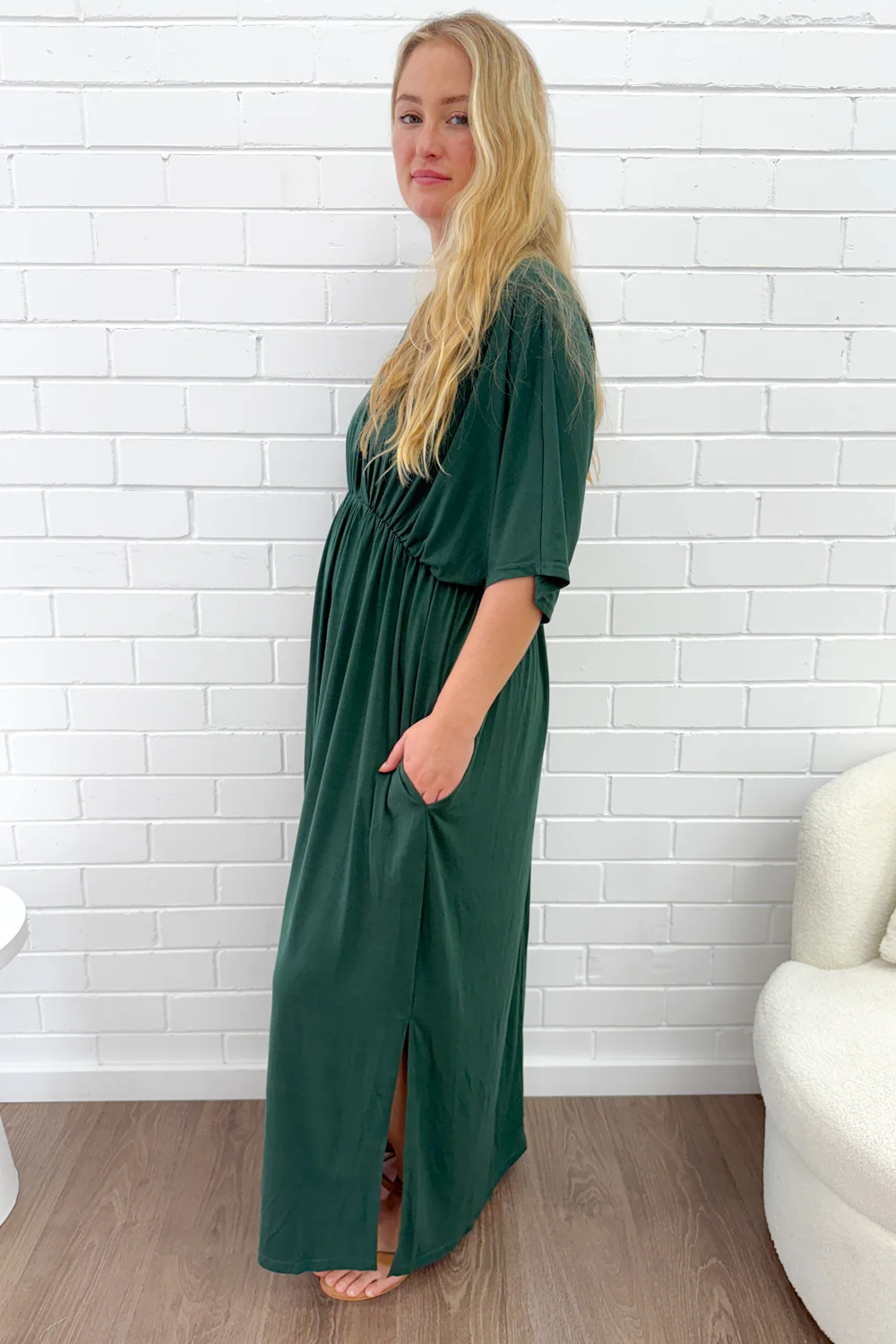 Sabrina Dress -  Emerald Green - Image 10