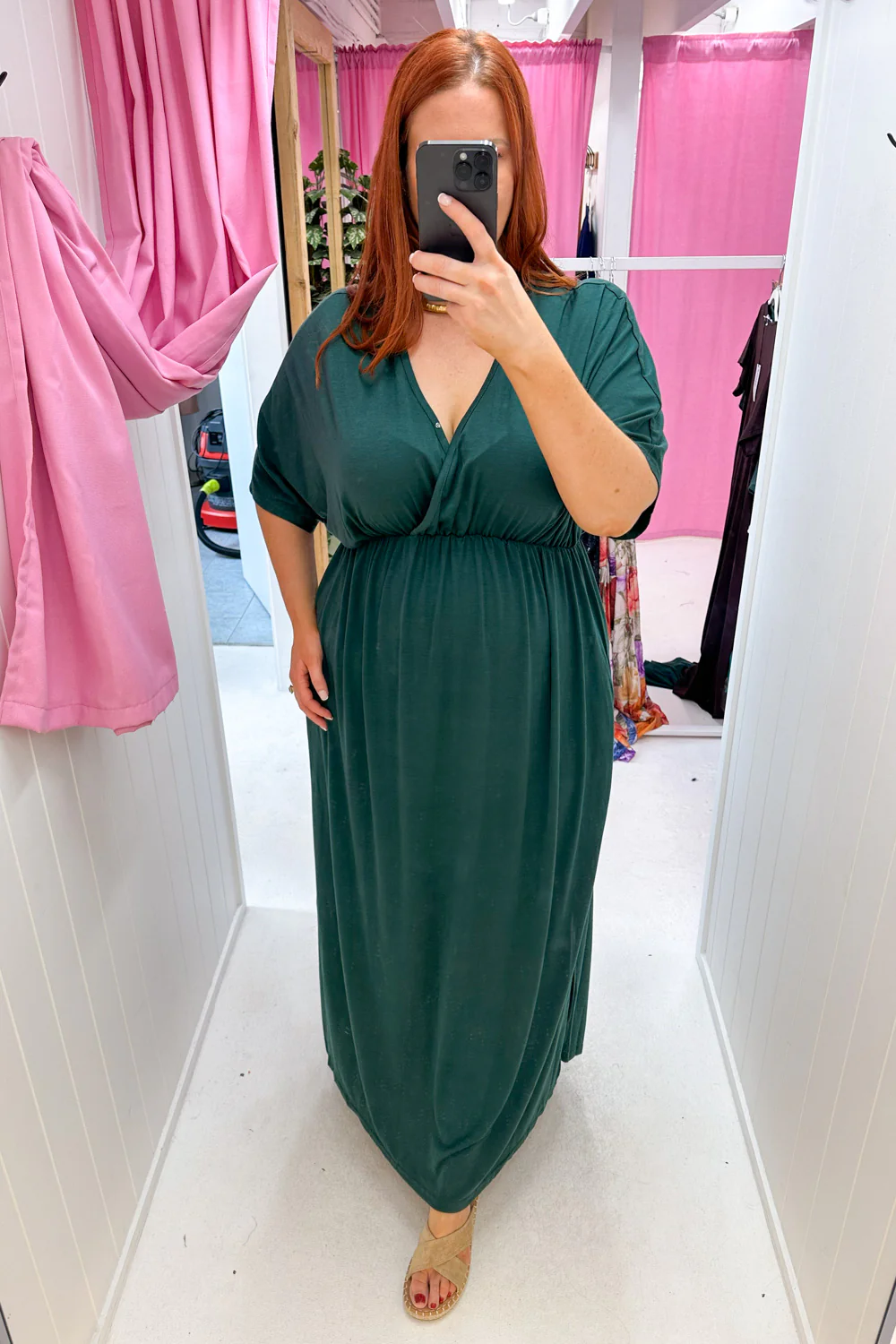 Sabrina Dress -  Emerald Green - Image 15