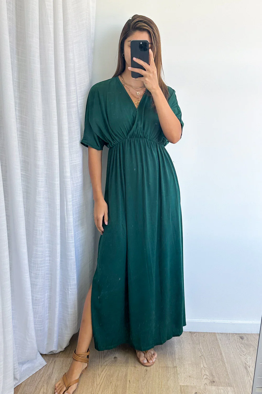 Sabrina Dress -  Emerald Green - Image 7