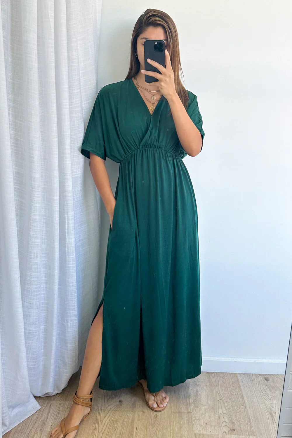 Sabrina Dress -  Emerald Green - Image 8