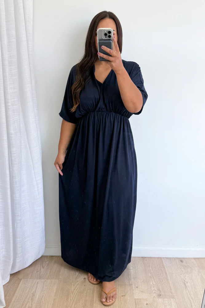 Sabrina Dress - Navy - Image 11