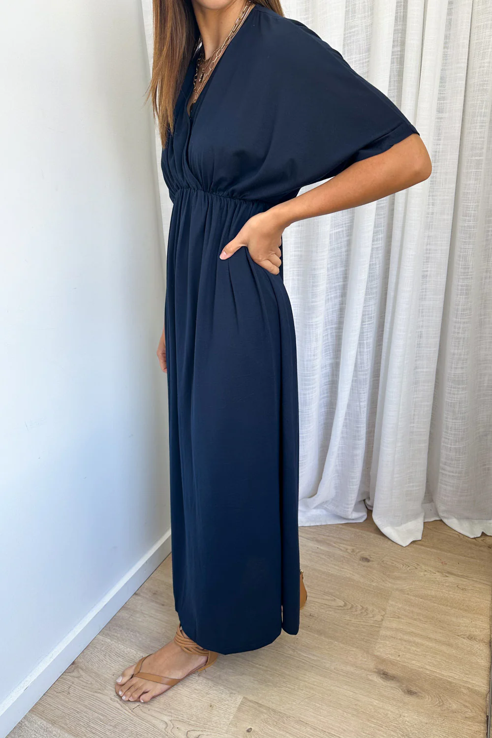 Sabrina Dress - Navy - Image 3