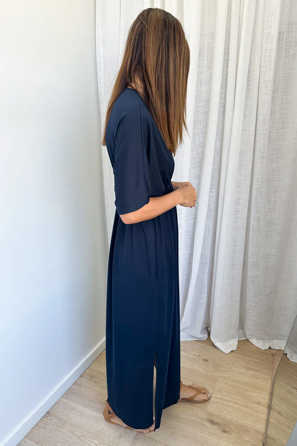 Sabrina Dress - Navy - Image 4