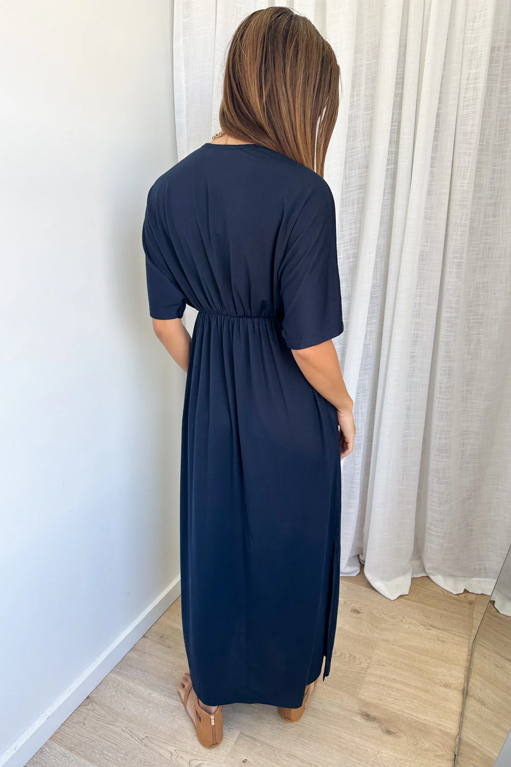 Sabrina Dress - Navy - Image 5