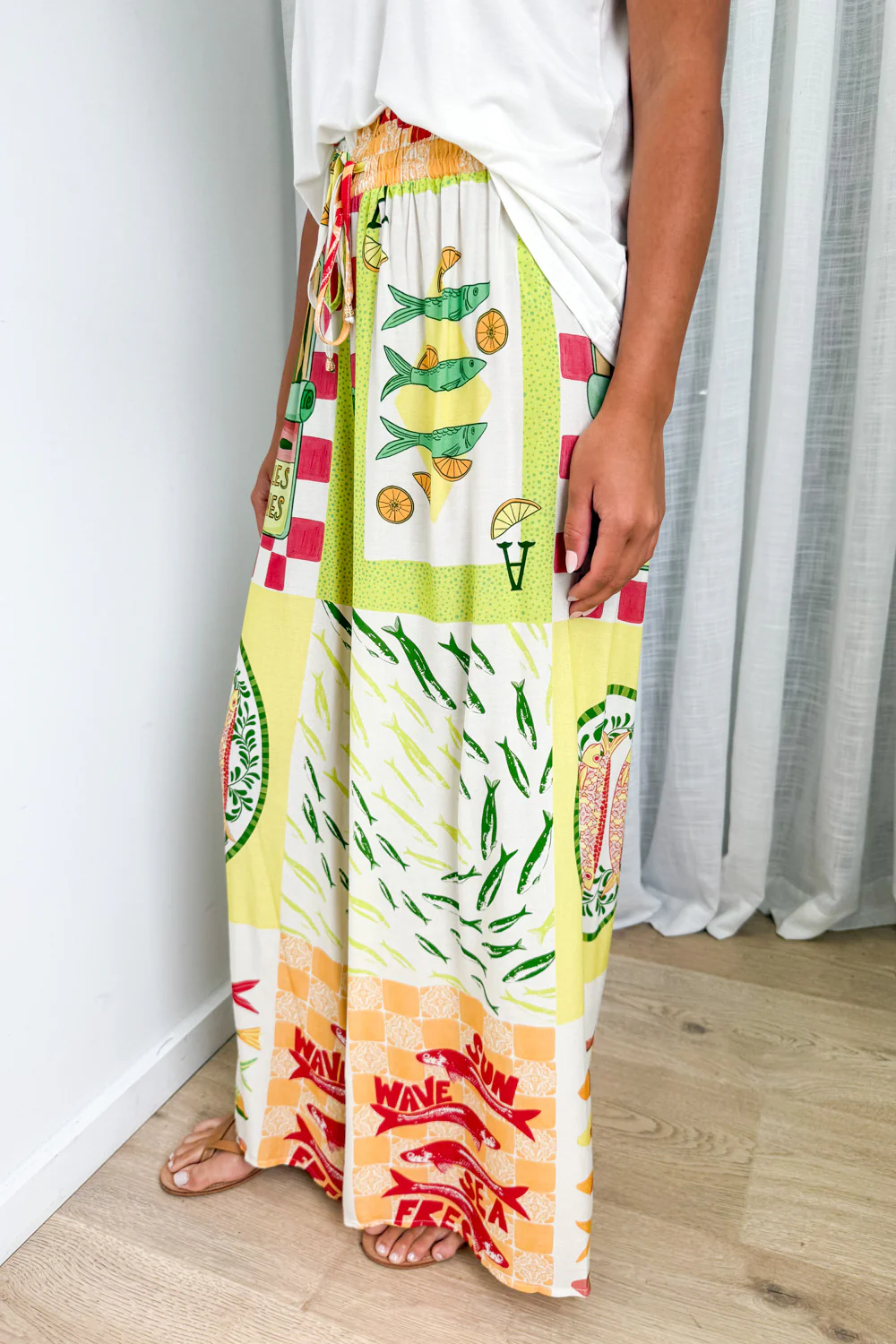 Sardelle Pants - Chartreuse Multi Print - Image 5