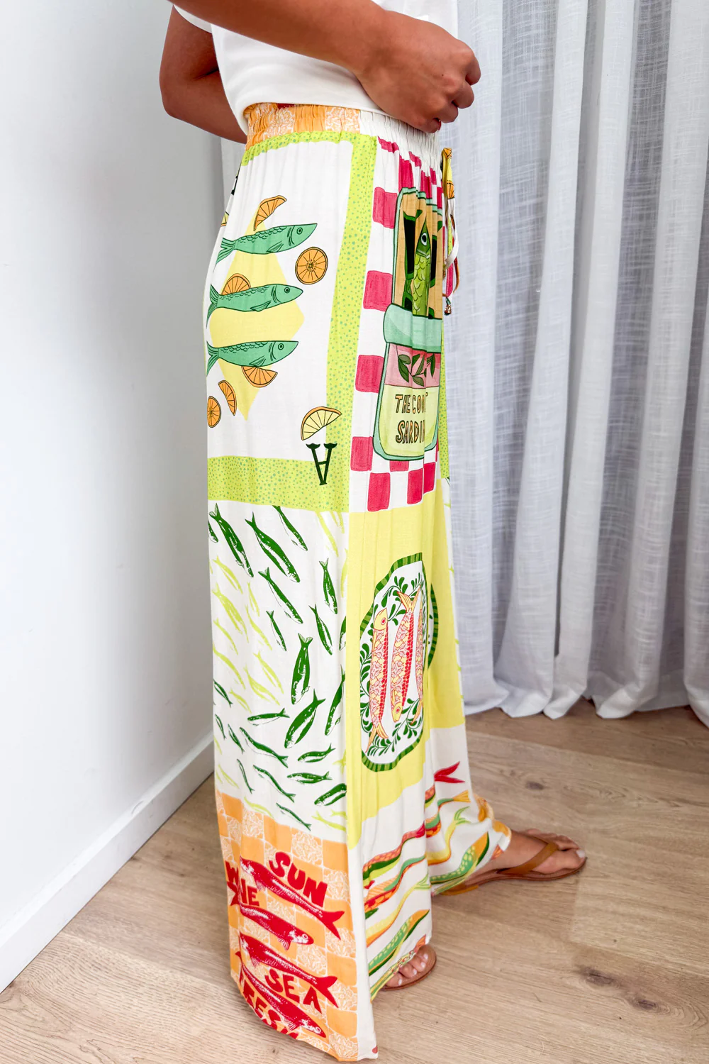 Sardelle Pants - Chartreuse Multi Print - Image 6