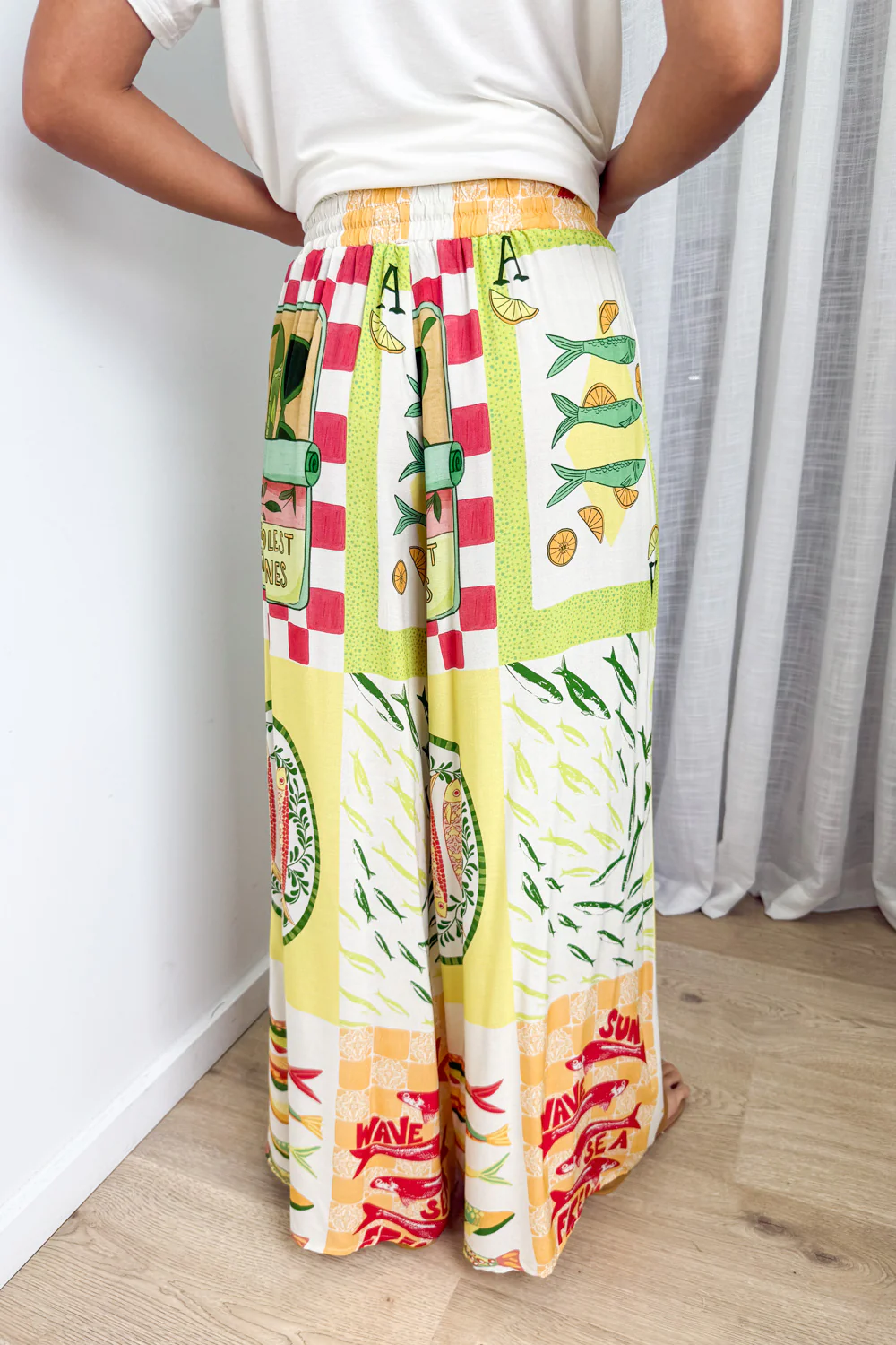 Sardelle Pants - Chartreuse Multi Print - Image 7