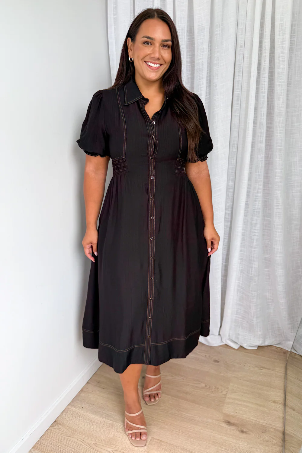 Savoy Dress - Black - Image 6