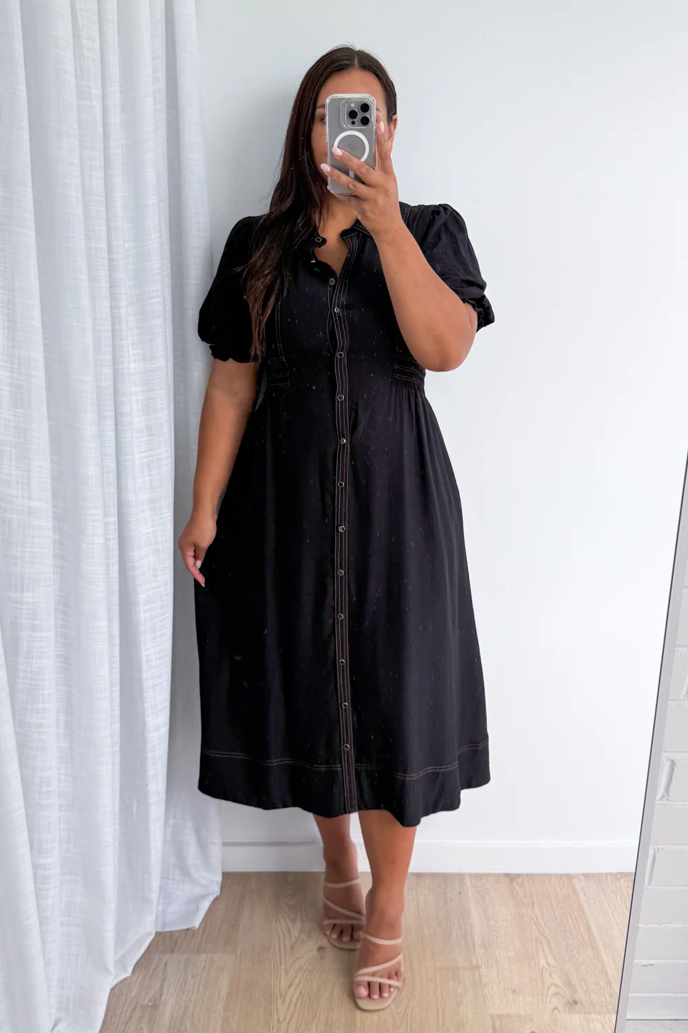 Savoy Dress - Black - Image 9
