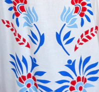 Saylor Dress - Blue Border Floral - Image 14