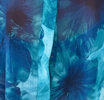 Selene Blouse - Teal Floral - Image 6