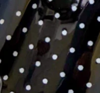 Serena Hair Claw - Black Polka Dot - Image 5