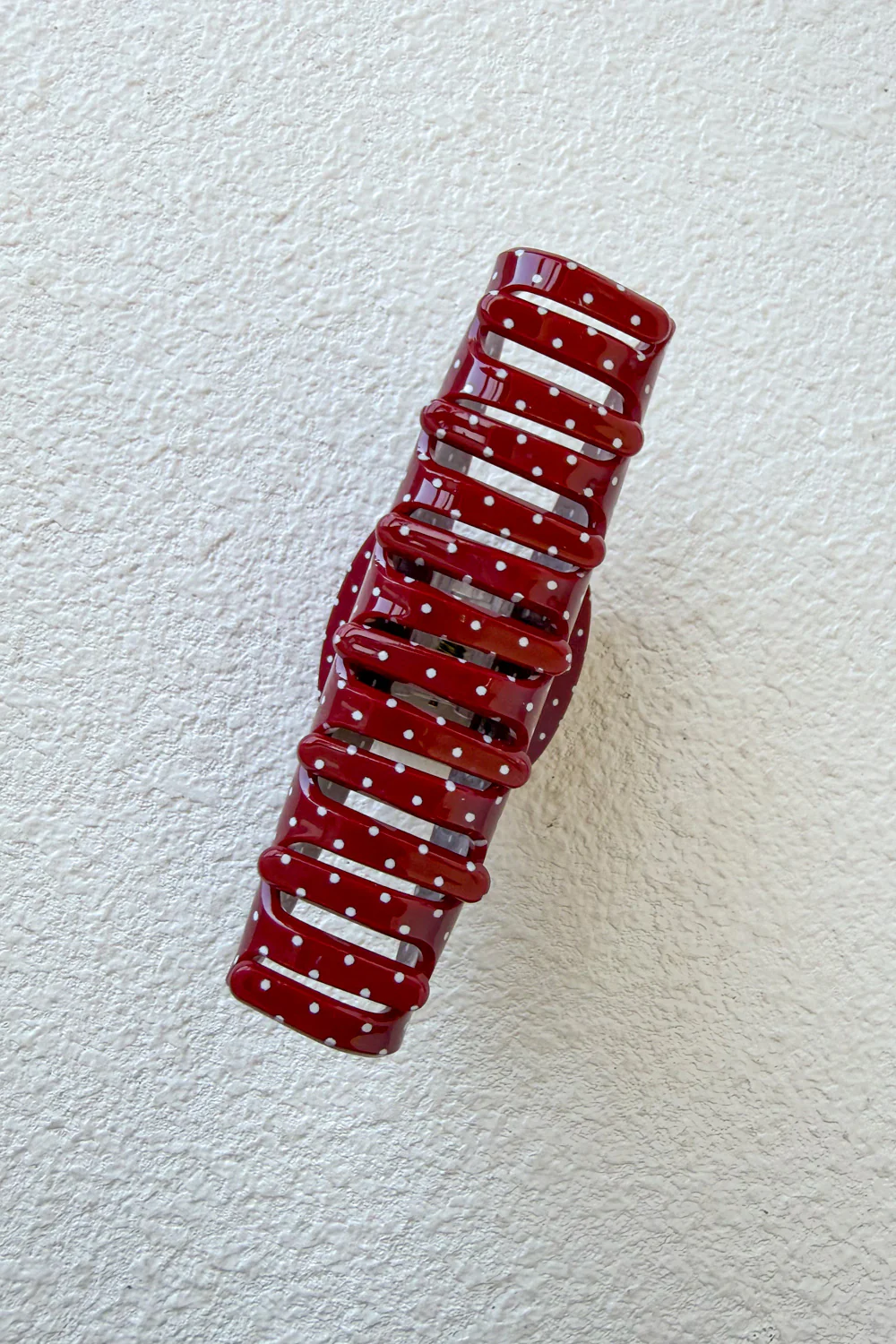 Serena Hair Claw - Cherry Polka Dot - Image 3