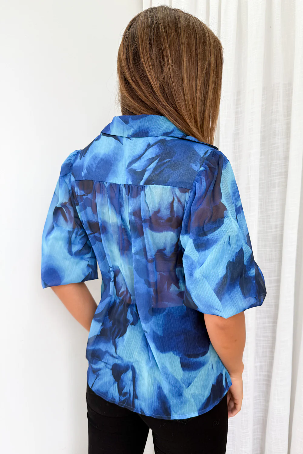 Sian Shirt - Blue - Image 10
