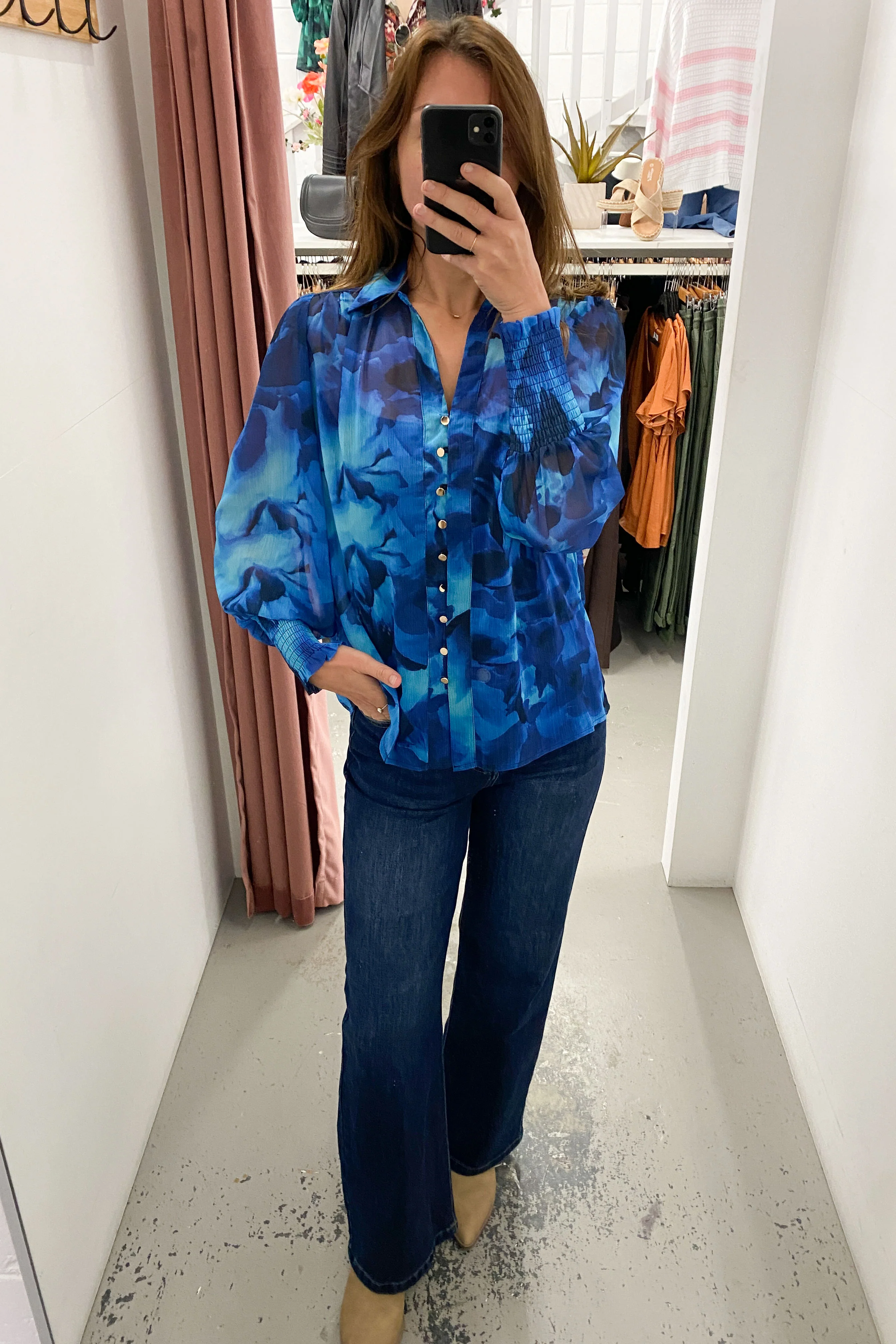 Sian Shirt - Blue - Image 15