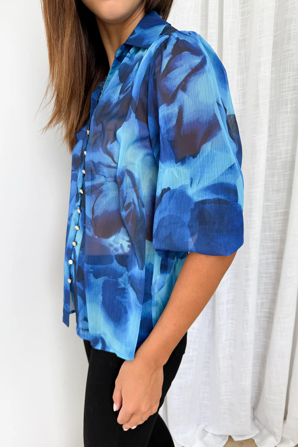 Sian Shirt - Blue - Image 5