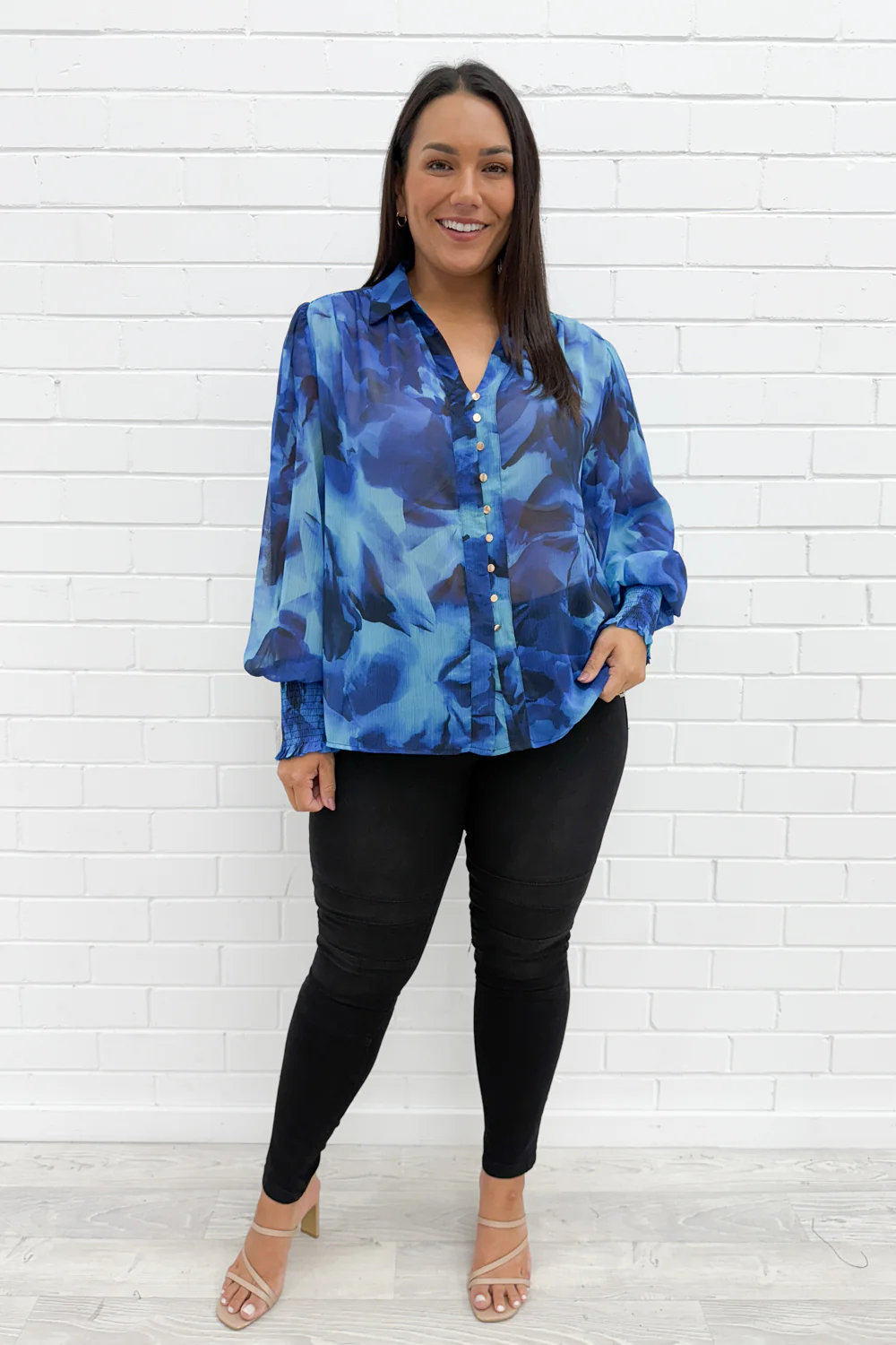 Sian Shirt - Blue - Image 9