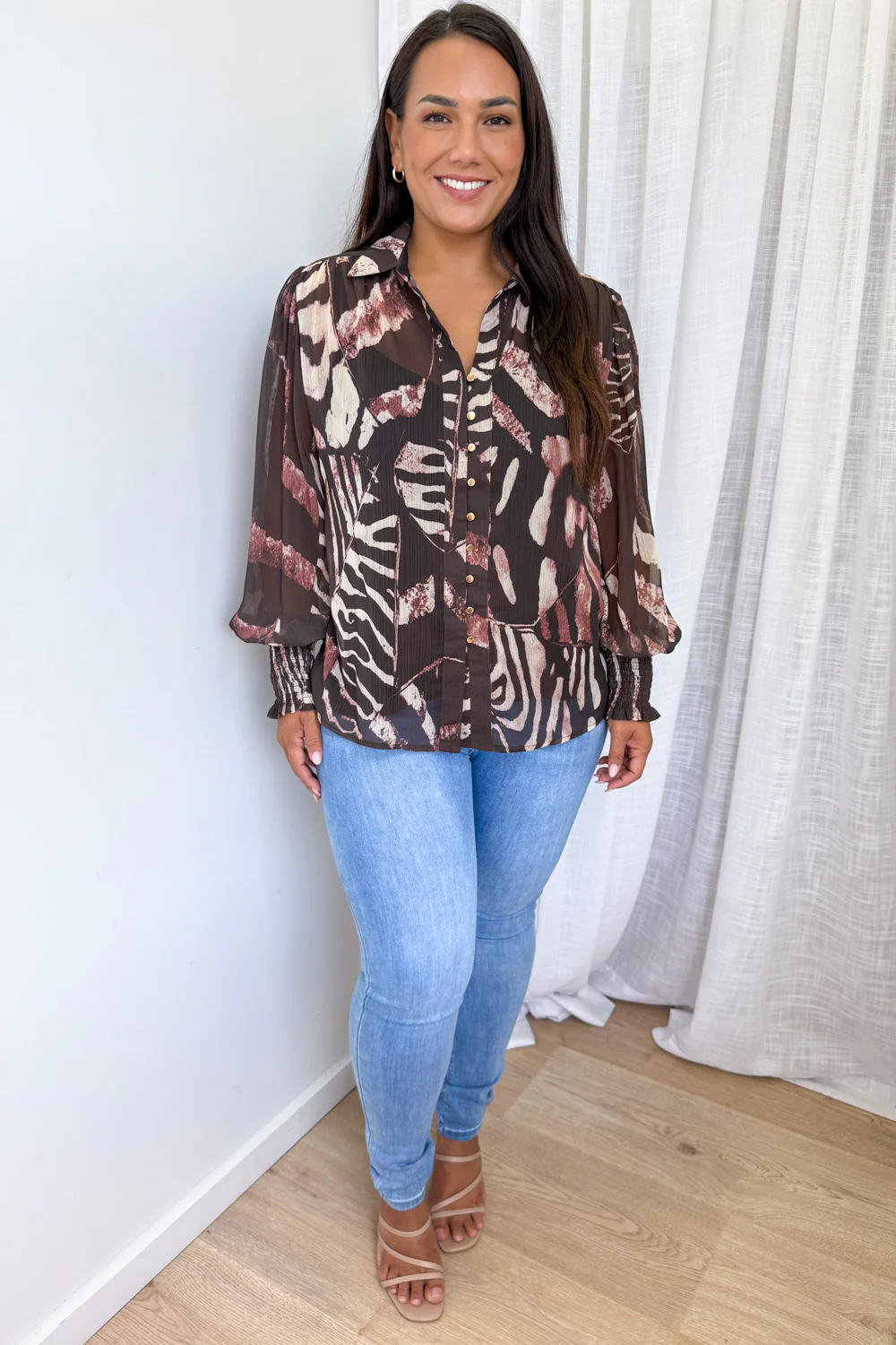 Sian Shirt - Chocolate Zebra - Image 10