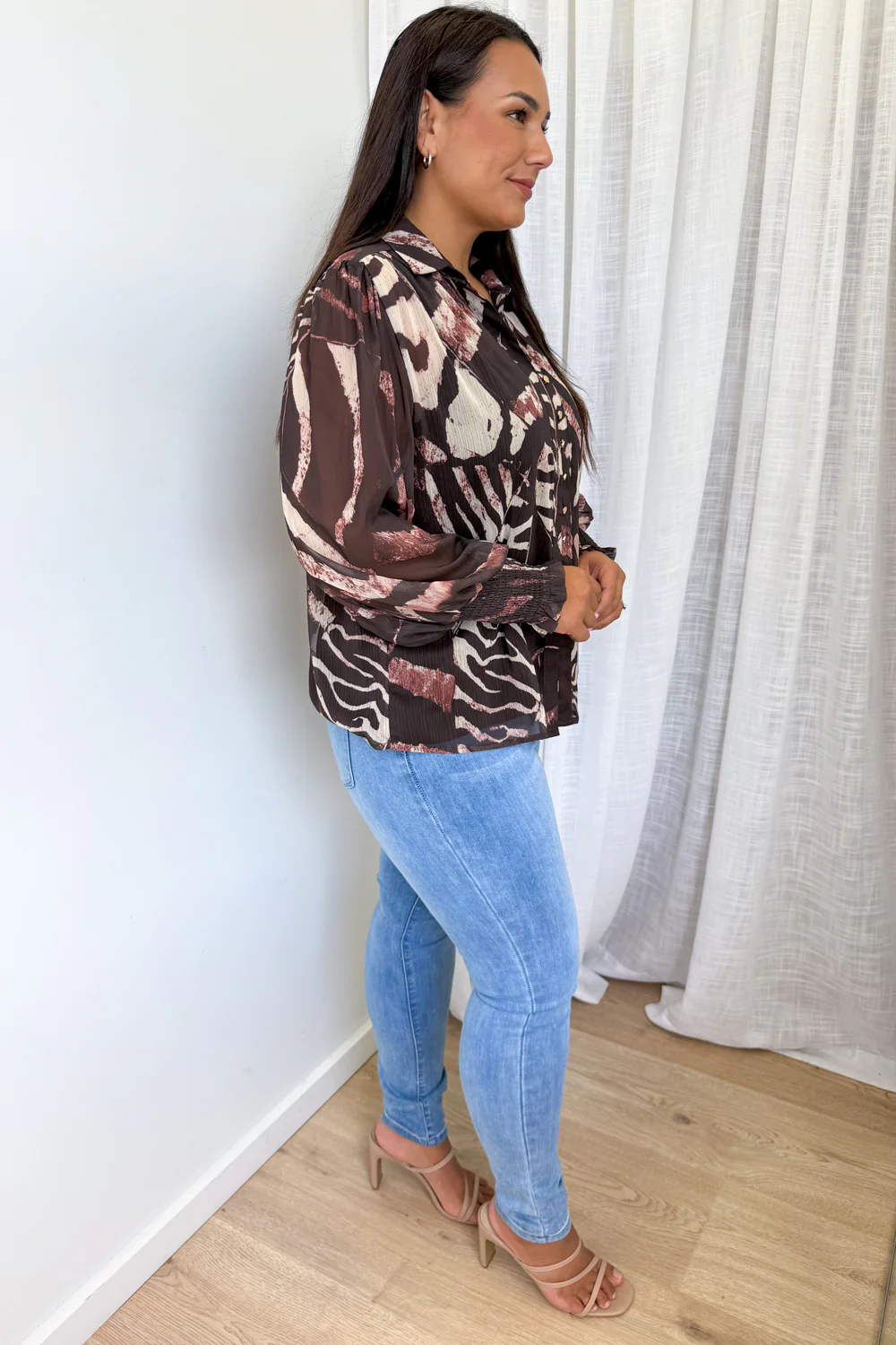 Sian Shirt - Chocolate Zebra - Image 11