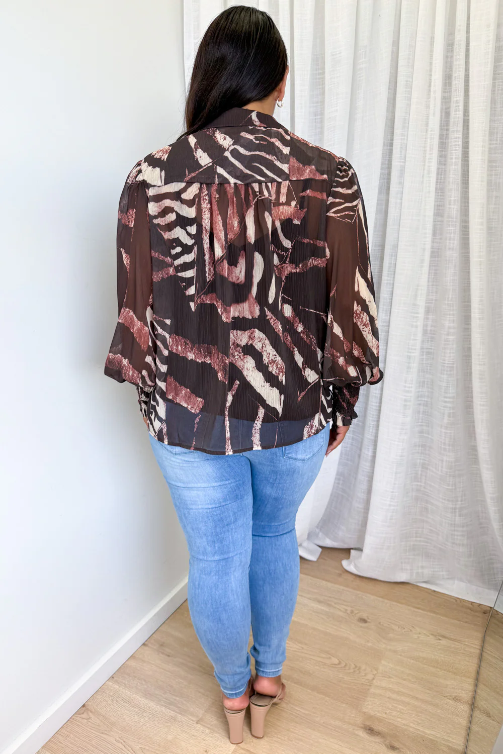 Sian Shirt - Chocolate Zebra - Image 12
