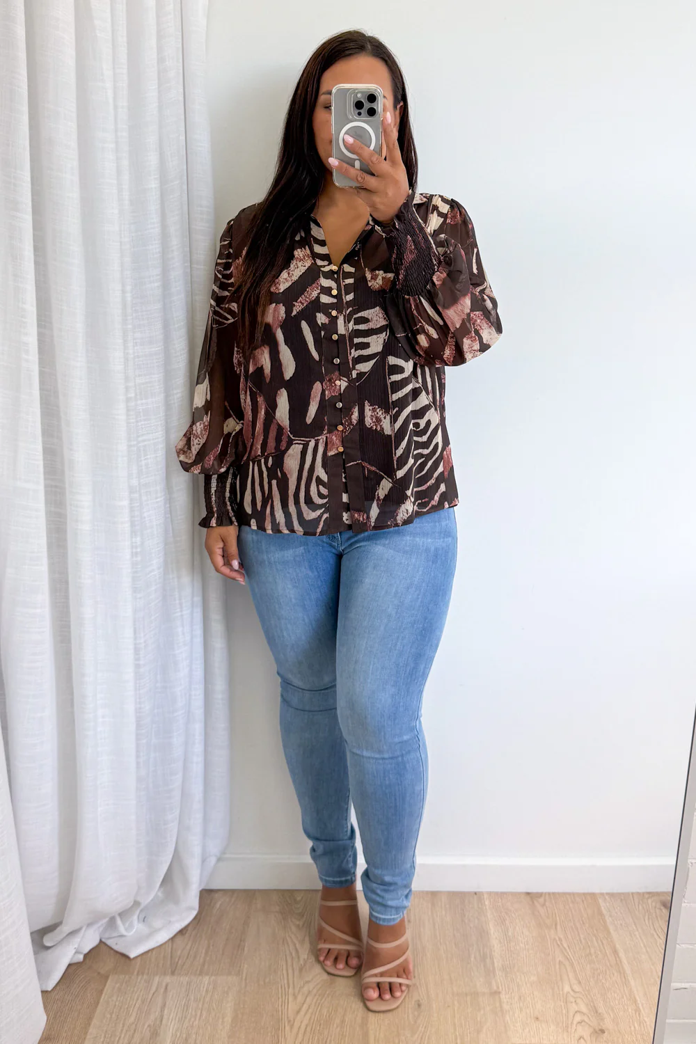 Sian Shirt - Chocolate Zebra - Image 13