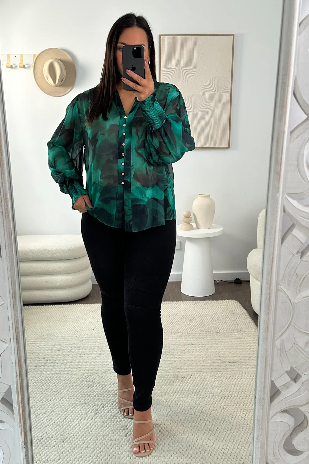 Sian Shirt - Forest Green - Image 10