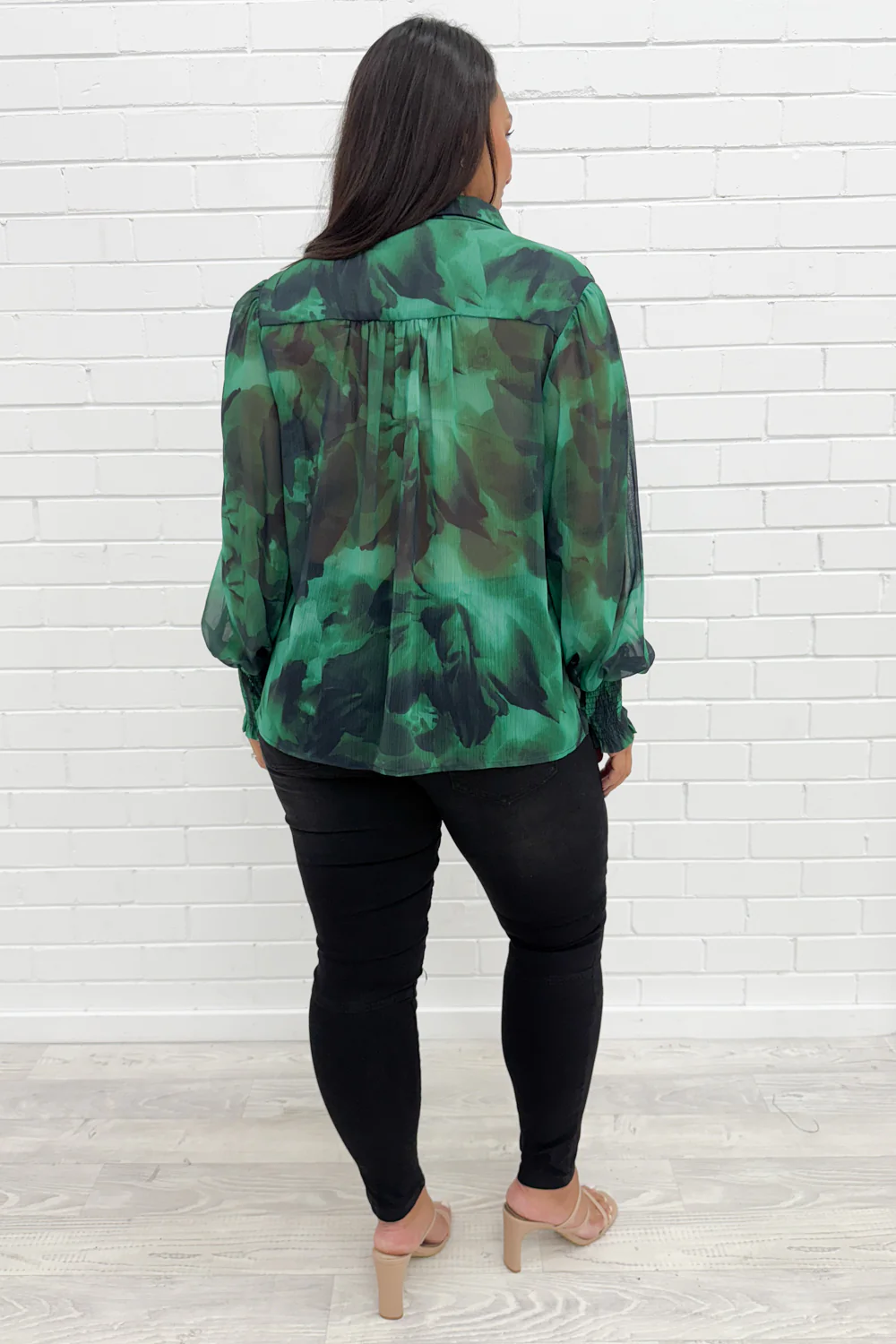 Sian Shirt - Forest Green - Image 9