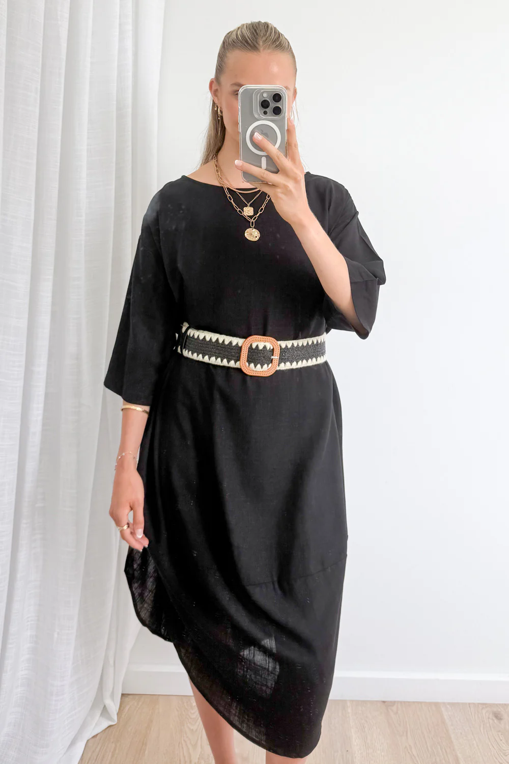 Simmi Stretch Belt - Black - Image 10