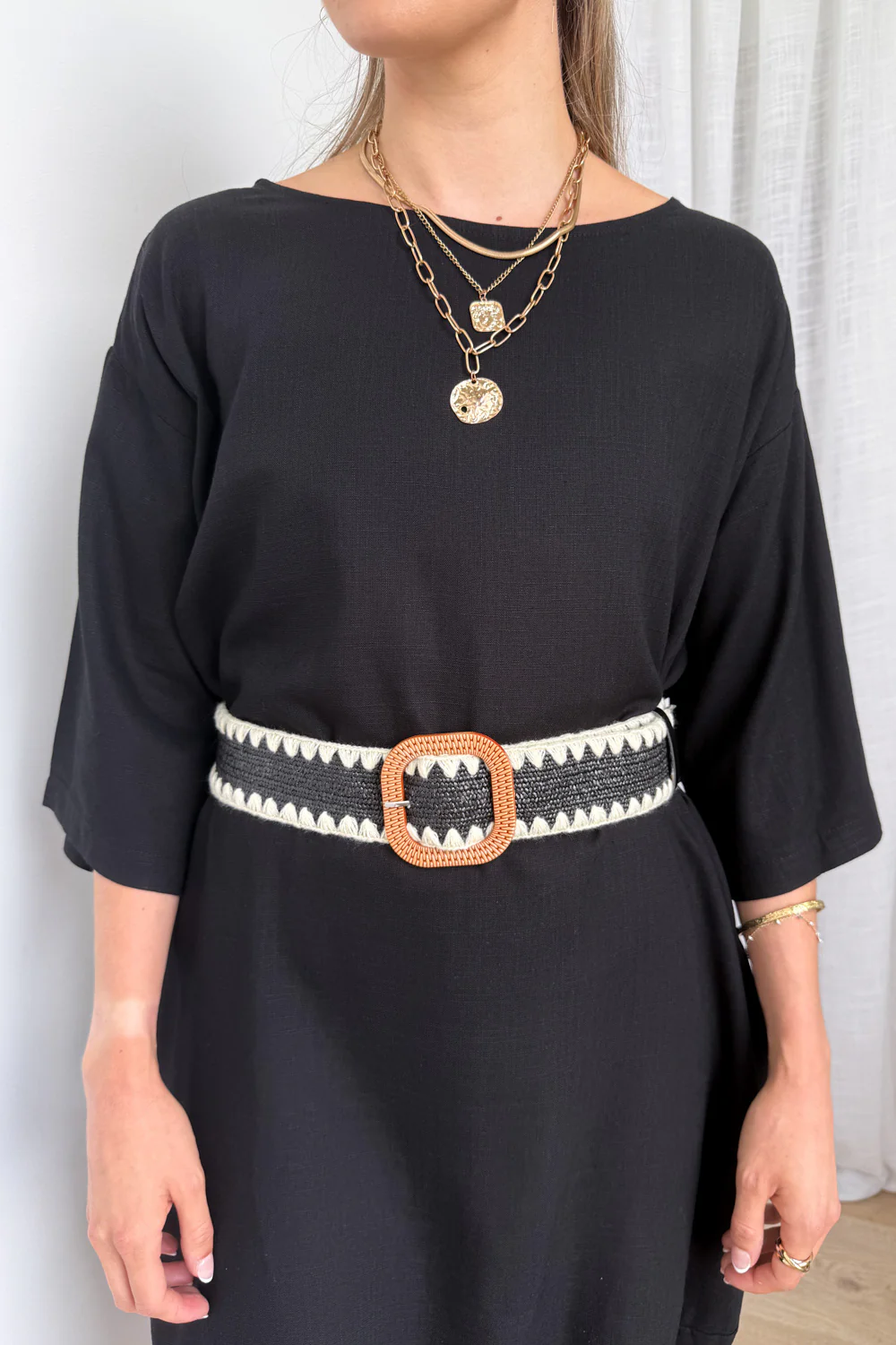 Simmi Stretch Belt - Black - Image 7