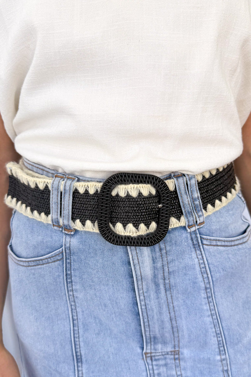 Simmi Stretch Belt - Black - Image 9