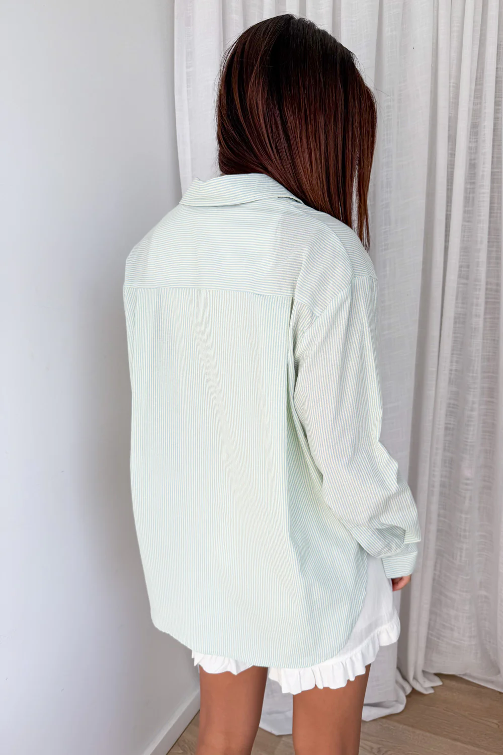 Sol Shirt - Mint Stripe - Image 8