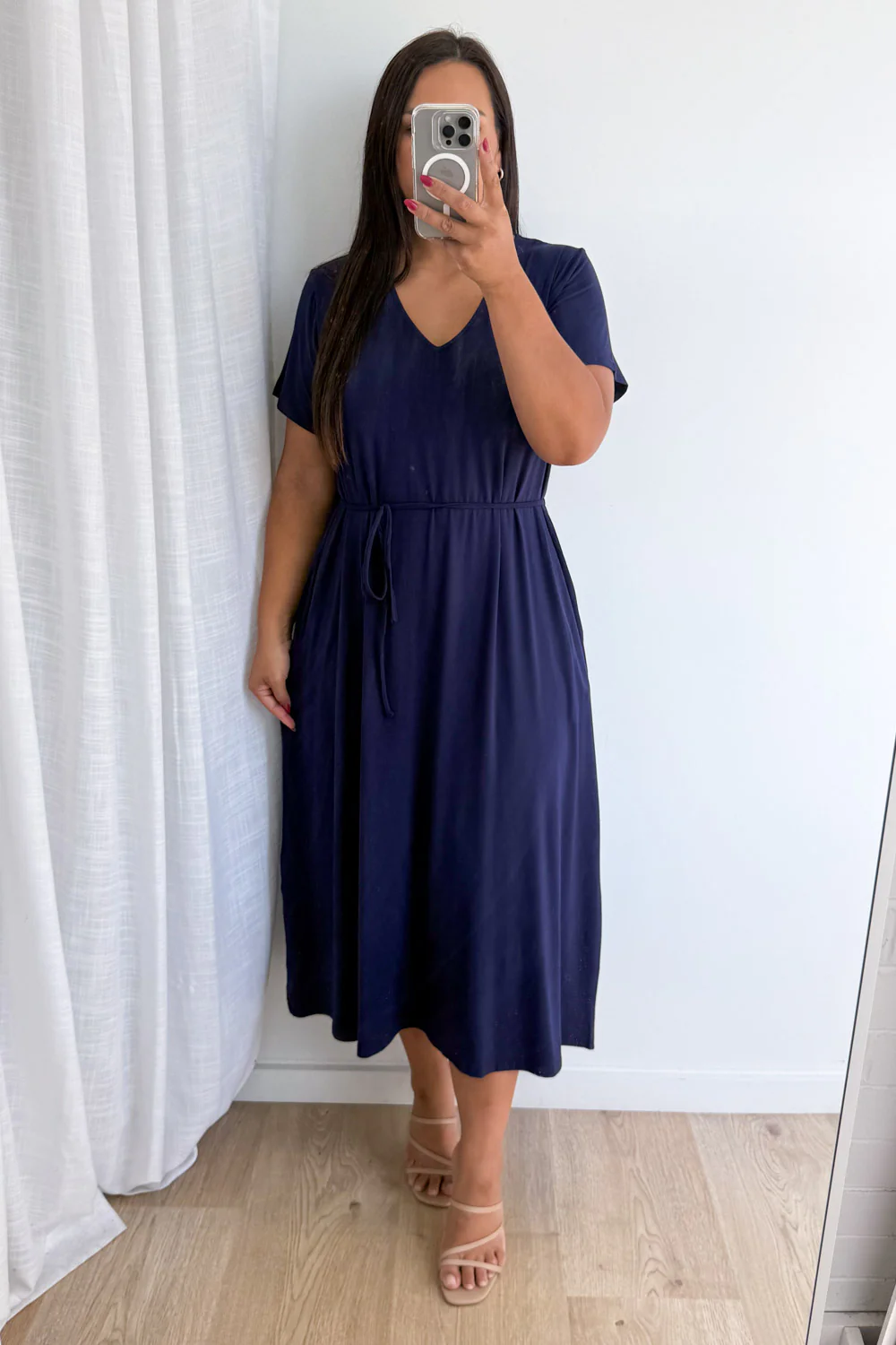 Solace Dress - Navy - Image 11