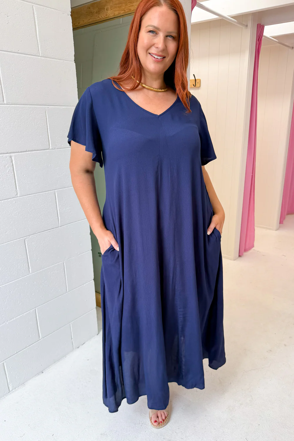 Solace Dress - Navy - Image 12