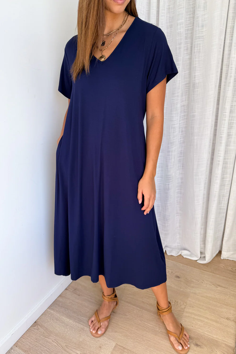 Solace Dress - Navy - Image 2