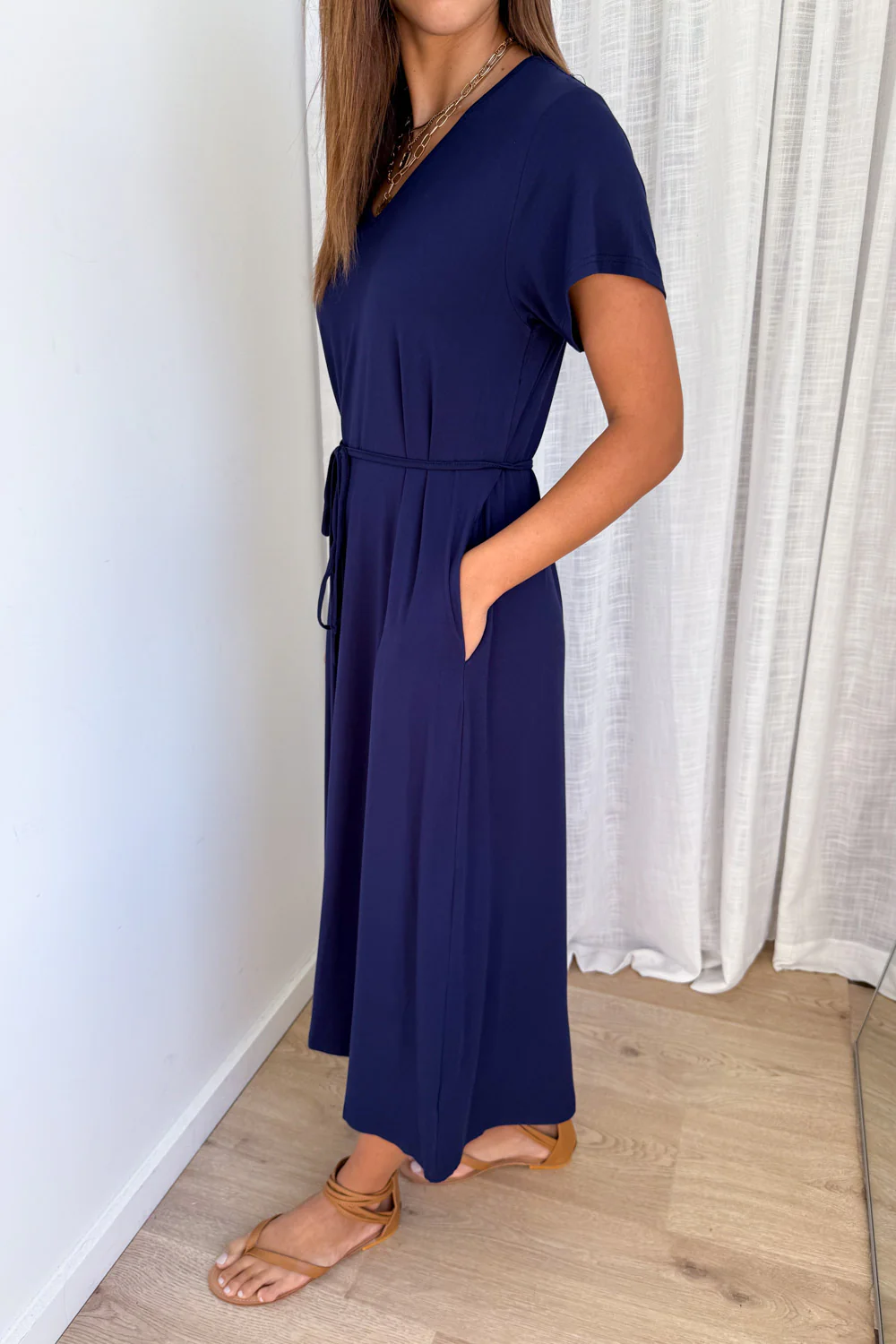 Solace Dress - Navy - Image 4