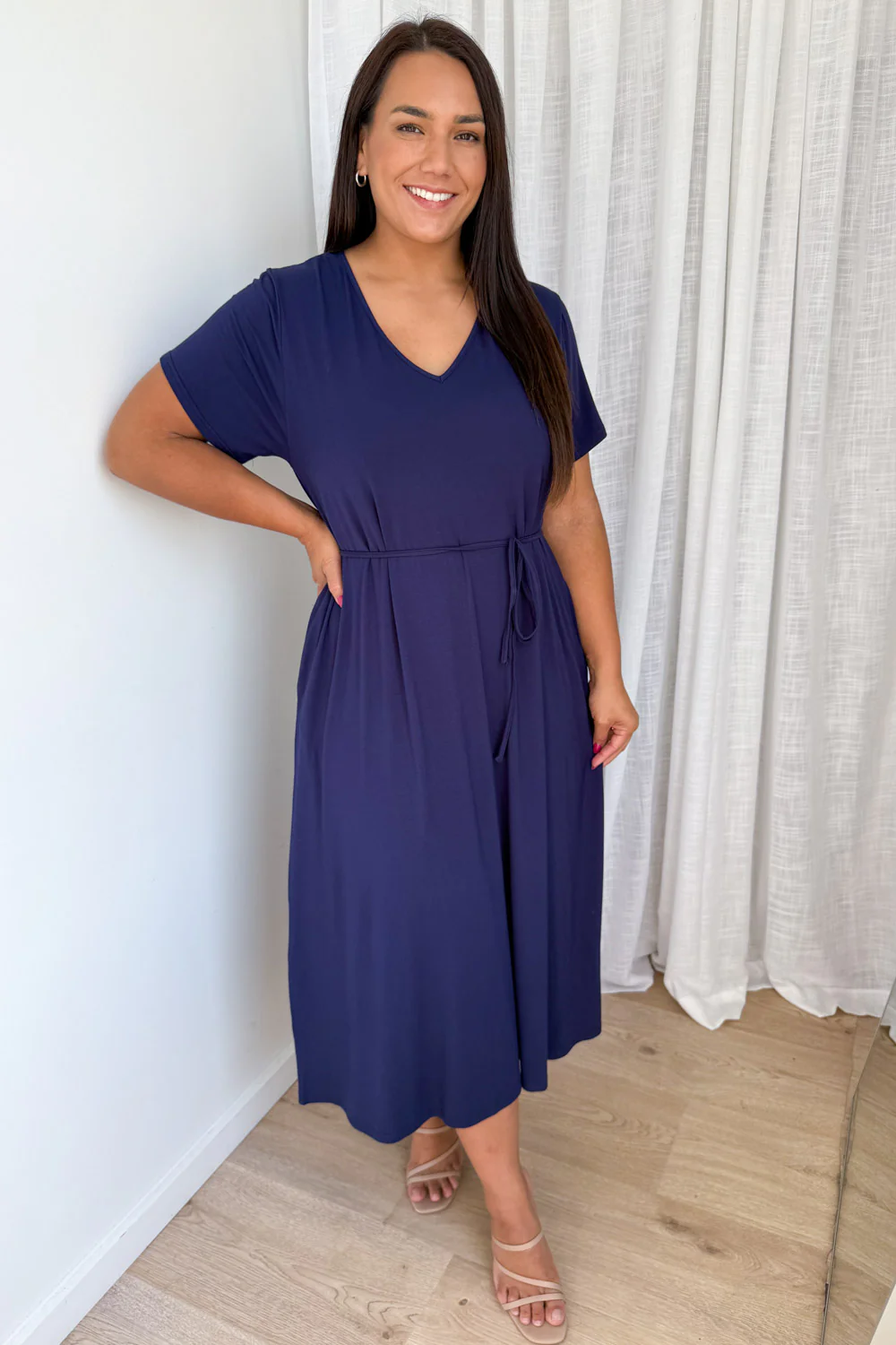 Solace Dress - Navy - Image 8