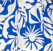 Solenne Dress - Blue White - Image 6