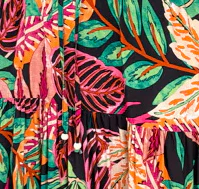 Solenne Dress - Pink Multi Tropical - Image 8