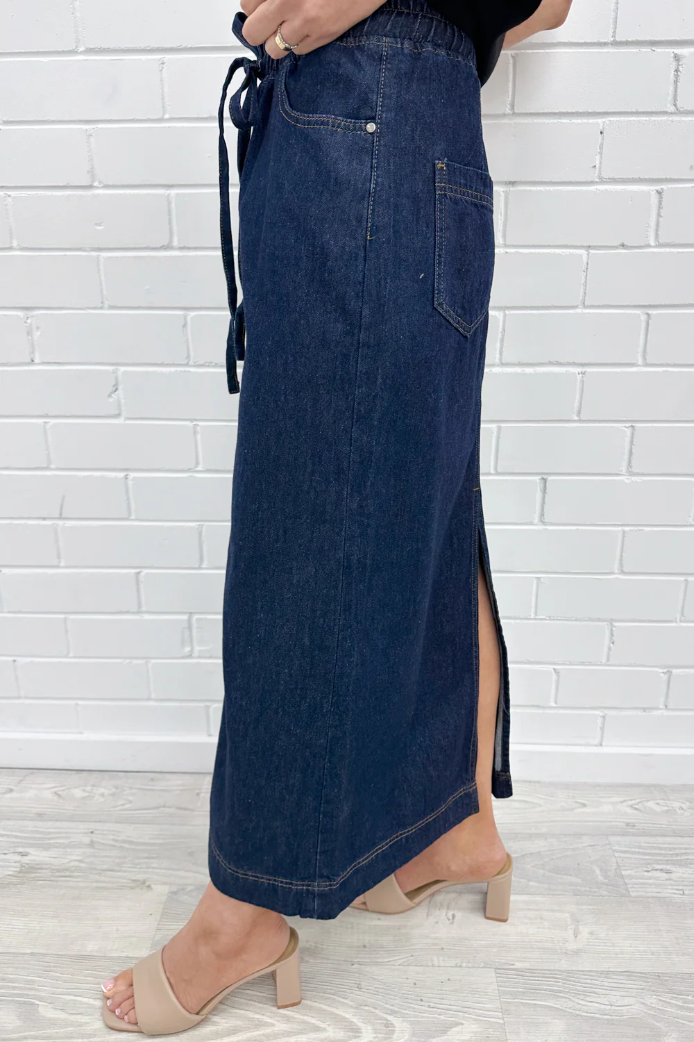 Sonya Denim Maxi Skirt - Image 5