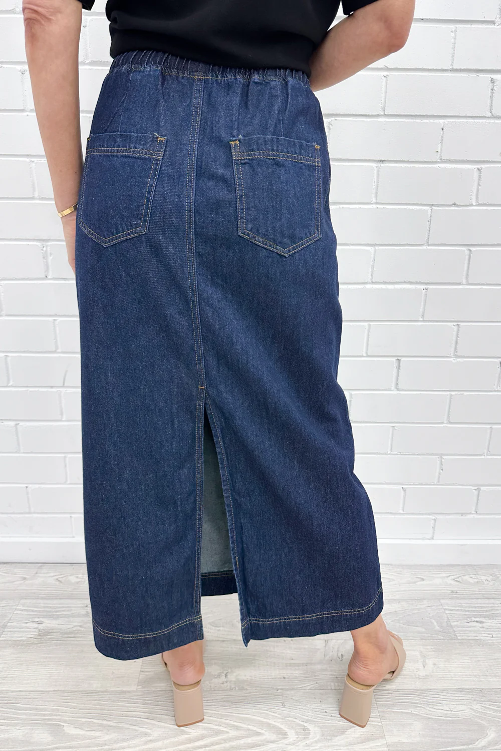 Sonya Denim Maxi Skirt - Image 6