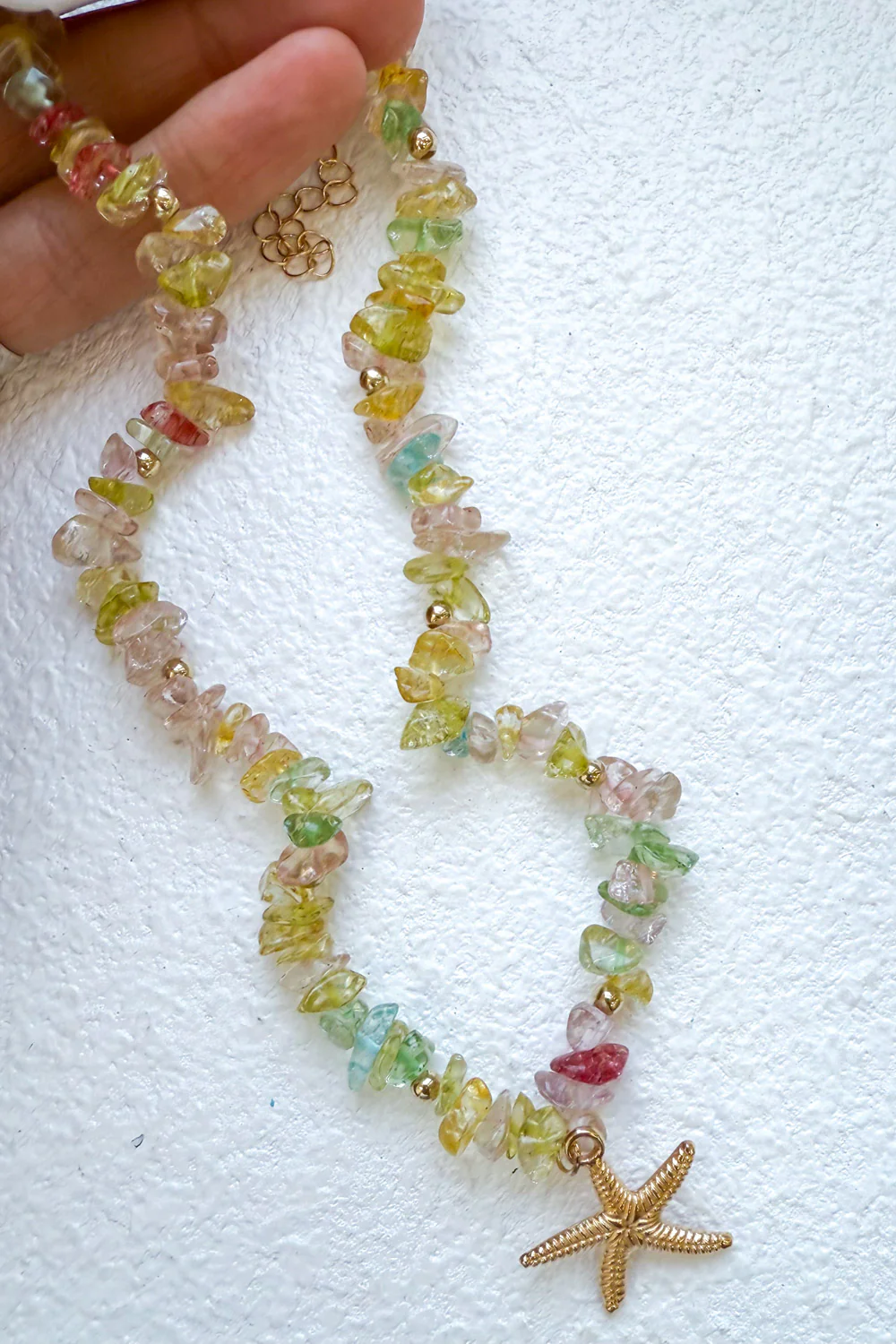 Starlit Tides Necklace - Yellow Multi - Image 2