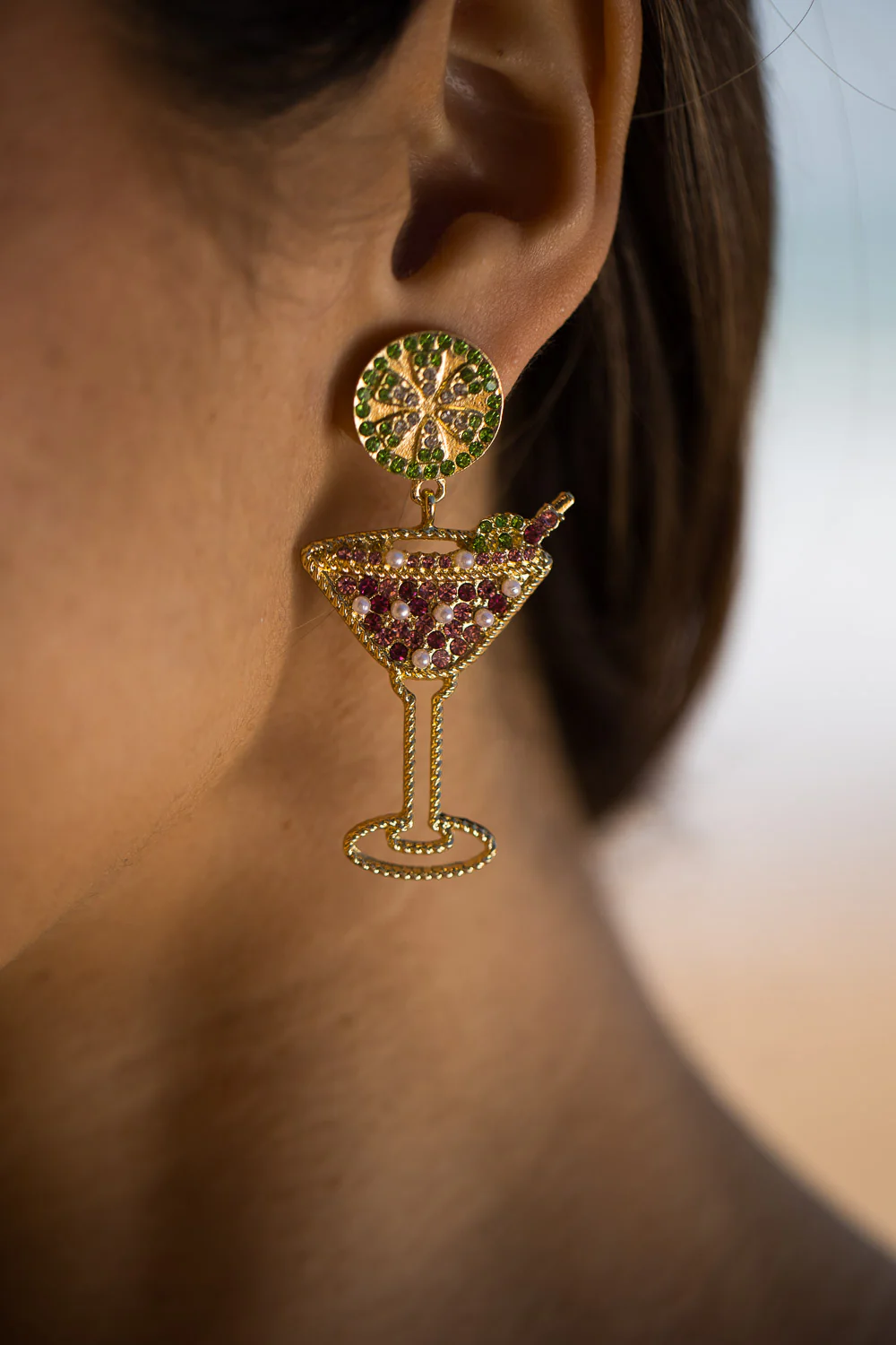 Stella Earrings - Pink - Image 4