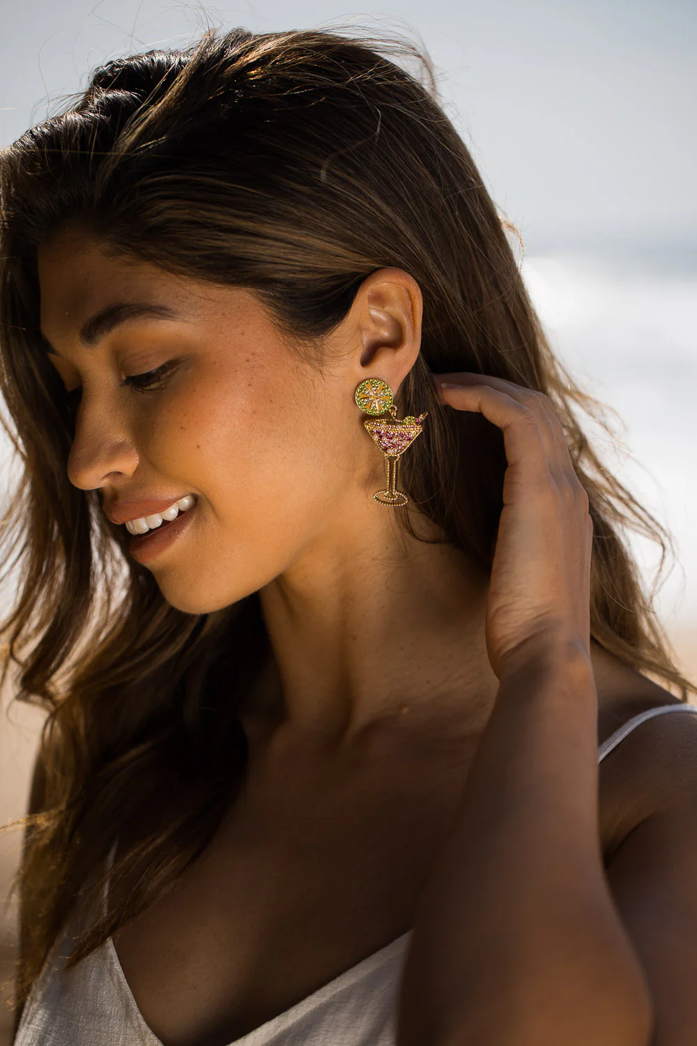 Stella Earrings - Pink - Image 7