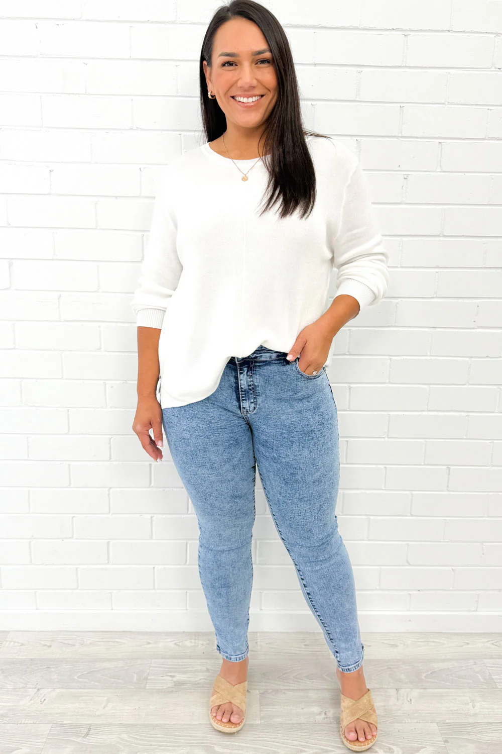 Stonewash Skinny Jeans - Stonewash - Image 7