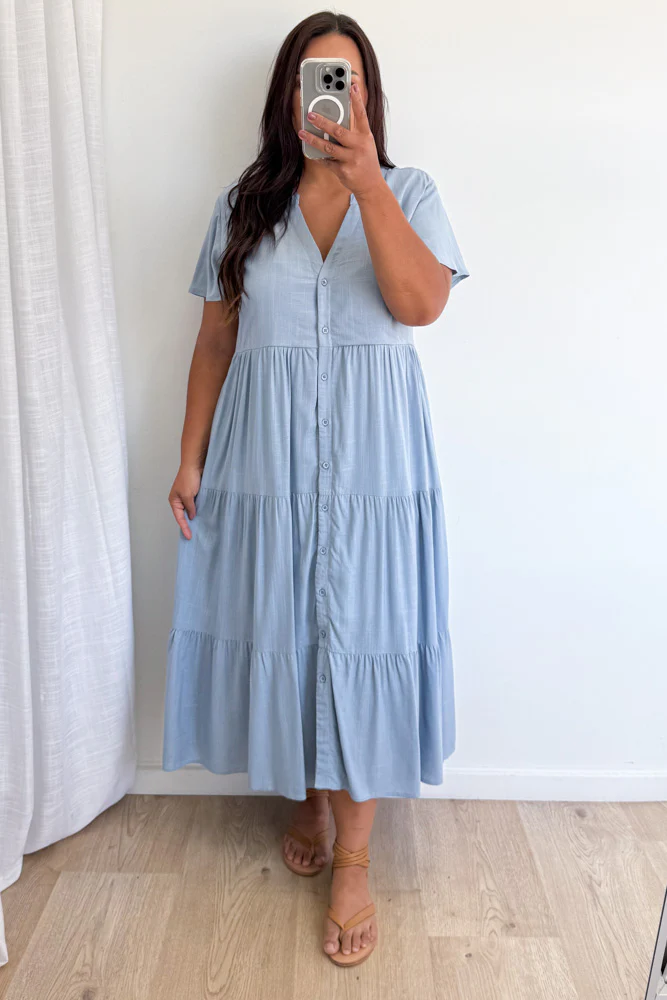 Tarlie Dress - Blue - Image 10