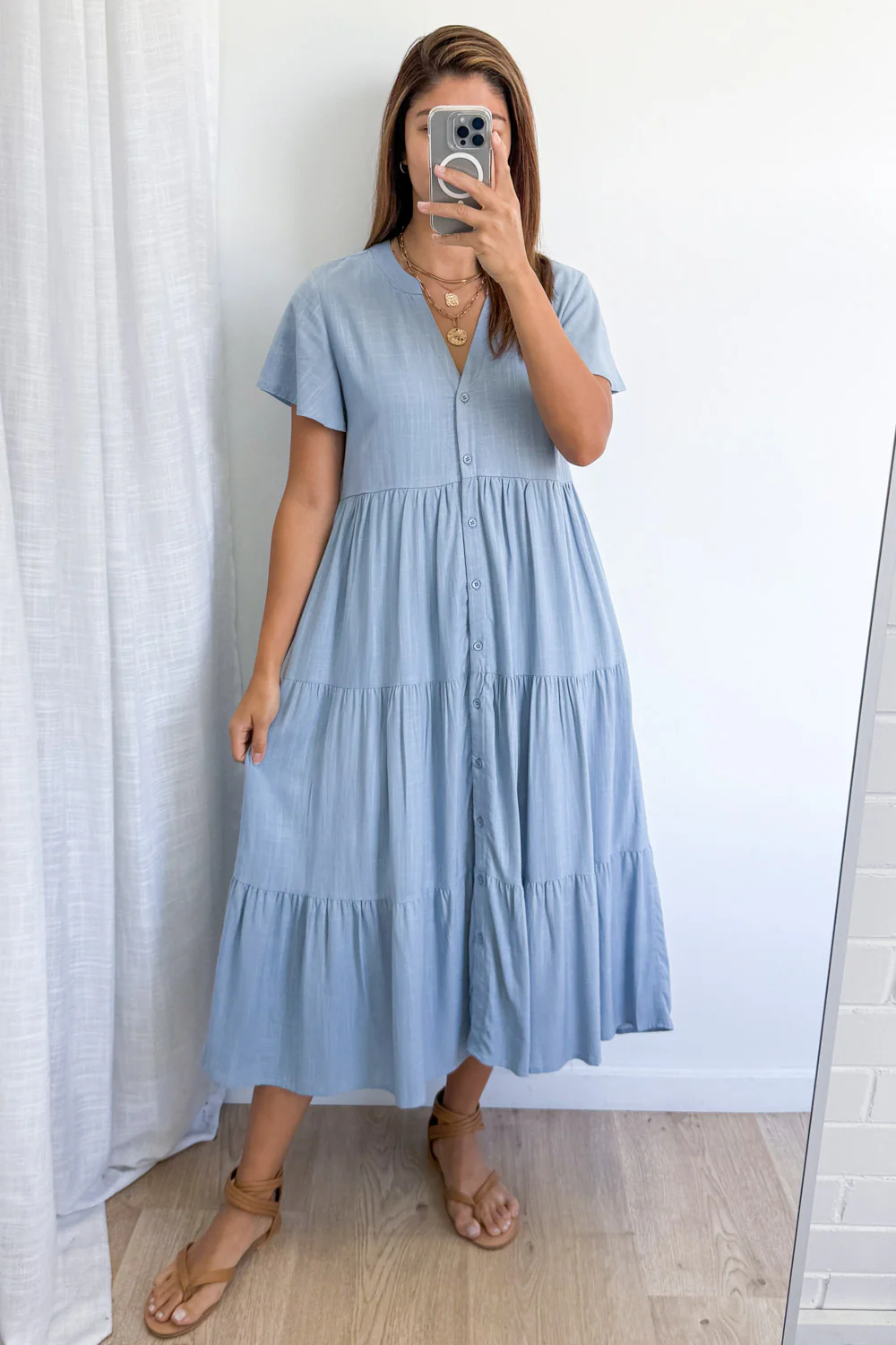 Tarlie Dress - Blue - Image 5