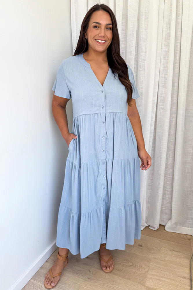 Tarlie Dress - Blue - Image 7