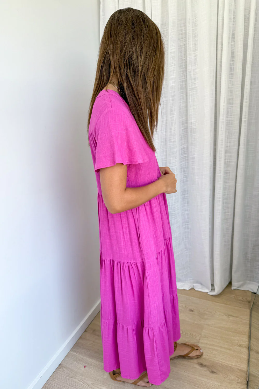 Tarlie Dress - Fuchsia Pink - Image 3