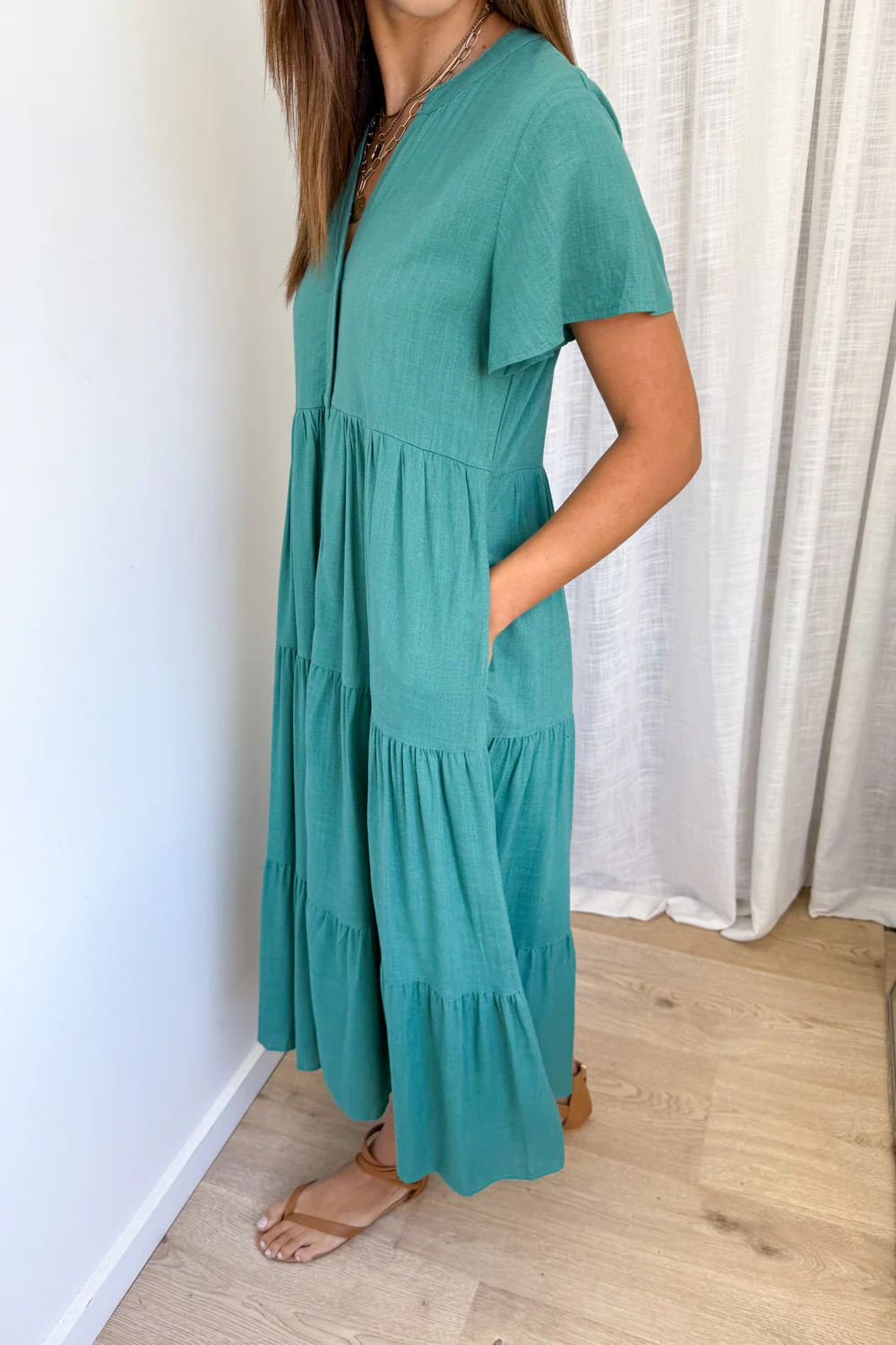Tarlie Dress - Green - Image 2